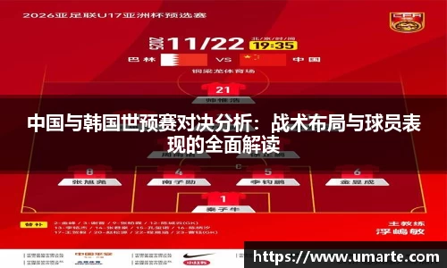 中国与韩国世预赛对决分析：战术布局与球员表现的全面解读
